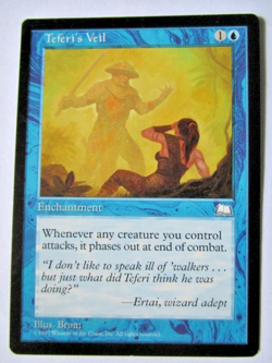 MTG Teferi's veil Weatherlight Moderate Play!! - Image 1