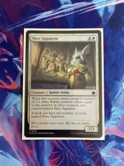 MTG - HARE APPARENT *FOIL* (FDN) FOUNDATIONS - Image 1