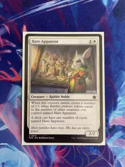 MTG Hare Apparent - FDN Foundations NM - Image 1