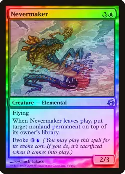 Nevermaker FOIL Morningtide PLD Blue Uncommon MAGIC GATHERING CARD ABUGames - Image 1