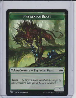 MtG Magic The Gathering Phyrexia: All Will Be One Token Cards x1 - Image 5