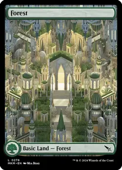 MtG Magic The Gathering Murders at Karlov Manor Full Art Basic Land Cards x1 - Image 1