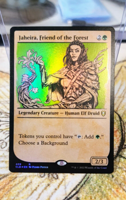Jaheira, Friend of the Forest Showcase Foil - Battle for Baldur's Gate NM - Image 1