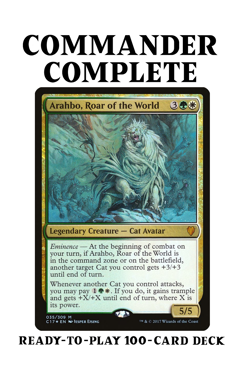 Arahbo, Roar of the World CAT TRIBAL Kaheera Companion Magic MTG Commander Deck - Image 1