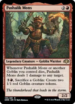 1x PASHALIK MONS - Goblin - Modern horizons/Dominaria MTG - Magic the Gathering - Image 2