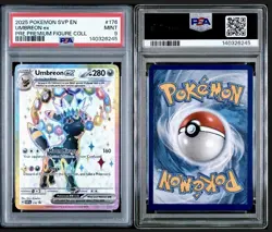2025 Pokemon UMBREON ex #176 SVP Promo Premium Figure Collection PSA 9 - Image 3
