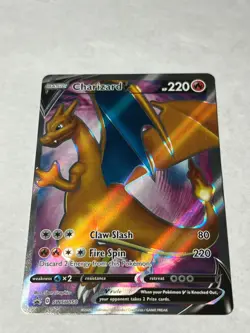 Charizard V SWSH050 Promo SWSH Black Star Pokemon Near Mint - Image 1
