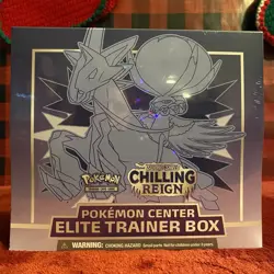POKEMON CENTER CHILLING REIGN ETB Ice Rider Calyrex - TCG New & Sealed - Image 1