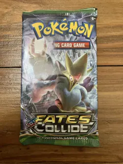 Pokemon TCG XY FATES COLLIDE Booster Pack ALAKAZAM Art SEALED NEW - Image 1