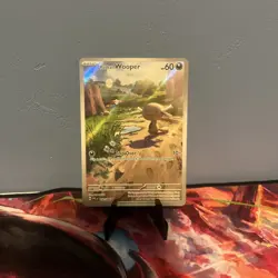 Pokemon TCG: Paldean Wooper 102/094 Phantasmal Flames SIR PACK FRESH MINT - Image 1