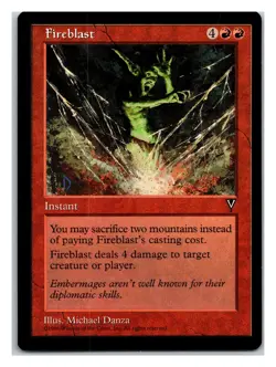 Visions Fireblast - MTG Card - Image 1