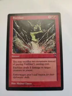 MTG Fireblast Visions 79/167 Regular Common - Image 1