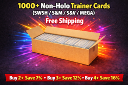 1000+ Pokemon Trainer Cards Bulk Non-Holo FREE SHIPPING SWSH S&V - Image 1