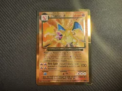Pokemon TCG Celebrations PremiumGold Metal Promo Cards Pikachu and Charizard LP+ - Image 5