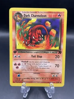 Dark Charmeleon 1st Edition Team Rocket Pokemon 32/82 LP - Image 1