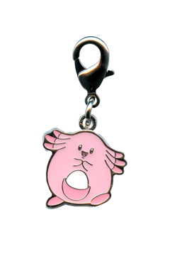 Chansey 113 Key Chain CHARM National Pokedex Pokemon Center Japan Original - Image 1