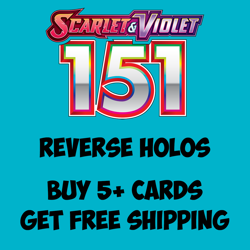 Pokemon TCG Scarlet & Violet 151 Near Mint Reverse Holo Singles Choose Your Card - Image 1
