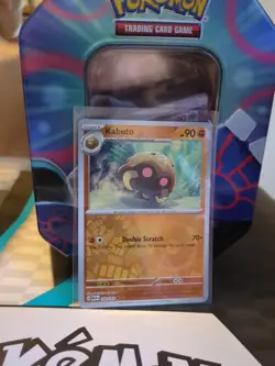 Pokemon TCG Kabuto Reverse Holo Card 140/165 Scarlet & Violet 151 - Image 1