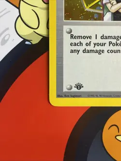 Brock 15/132 1st Edition Gym Heroes Holo Rare Pokemon TCG LP - Image 5