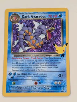 Pokemon Card TCG: Celebrations Classic Collection Dark Gyarados Holo 8/82 - Image 1