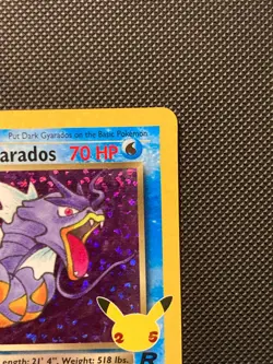 Pokemon TCG Dark Gyarados Holo 8/82 Celebrations Classic Collection - Image 3