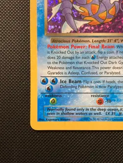 Pokemon TCG Dark Gyarados Holo 8/82 Celebrations Classic Collection - Image 5