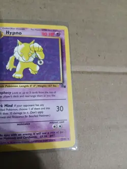 Hypno 23/62 Fossil Unlimited Non Holo Rare Pokemon Card - Image 3