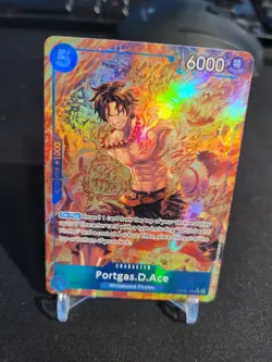 Portgas D Ace Alt Art OP08-052 R Two Legends One Piece - Image 1