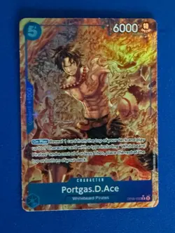 Portgas.D.Ace One Piece TCG Two Legends OP08-052 Alt Art Parallel Rare - PWE - Image 1
