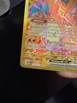 Pokemon Charizard ex Obsidian Flames 228/197 Gold Hyper Rare TCG NM - Image 5