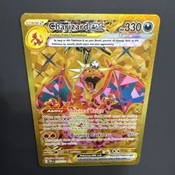 Pokemon Charizard ex Obsidian Flames 228/197 Gold Hyper Rare TCG - Image 3