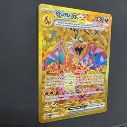 Pokemon Charizard ex Obsidian Flames 228/197 Gold Hyper Rare TCG - Image 4
