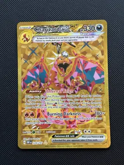 Charizard ex 228/197 - Gold Hyper Rare Obsidian Flames - English - Pokemon TCG - Image 1