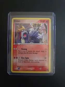 Pokemon TCG Entei 1/17 Pop Series Promos 2 Rare Holo - Image 1