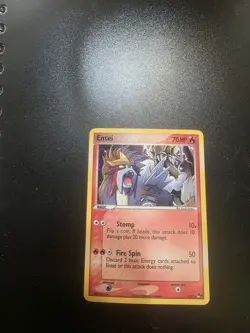 Pokemon TCG Entei 1/17 Pop Series Promos 2 Rare Holo Card - Image 1