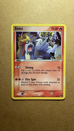 Entei 1/17 POP Series 2 Holo Rare 2006 Pokemon TCG - Image 1