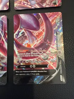 Mewtwo V-Union Set - Pokemon Sword & Shield Promo Holo Card NM - A - Image 4