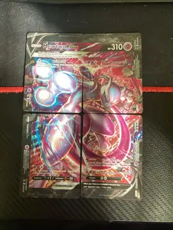 Mewtwo V-UNION [Set of 4] SWSH: Sword & Shield Promo Cards Holo Pokemon - Image 1