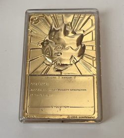1999 Togepi Pokemon Special Edition 23 Karat Gold-Plated Trading Card - In Ball - Image 3