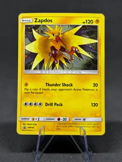 Zapdos - SM145 - Pokemon Sun & Moon Promo Holo Rare Card NM - Image 1