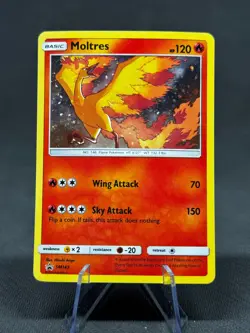 Moltres - SM143 - Pokemon Sun & Moon Promo Holo Rare Card NM - Image 1