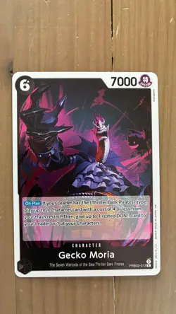 Gecko Moria R PRB02-013 Premium Booster The Best Vol. 2 Foil One Piece Card Game - Image 1