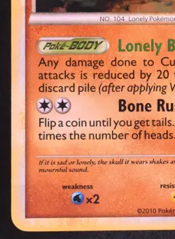 Cubone 60/102 - Pokemon Triumphant Common Card - Image 2