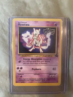 Pokemon TCG Mewtwo the First Movie Promo Card, Black Star Promo-LP - Image 1