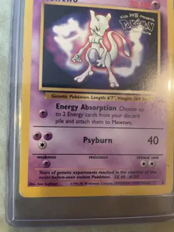 Pokemon TCG Mewtwo the First Movie Promo Card, Black Star Promo-LP - Image 5