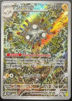Magneton 159 Pokemon TCG S&V Surging Sparks Black Star Promo Holo Card - Image 2