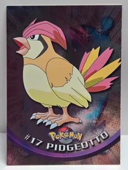 #17 Pidgeotto 1999 Topps Chrome Pokemon Card Series 1 Blue Logo - NM - US Seller - Image 1