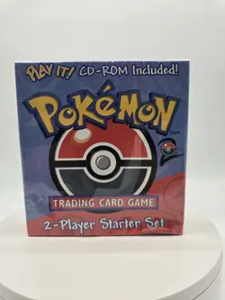 1999 Pokemon TCG WOTC Base Set 2 Two Player Starter Set Box of (2) Decks - Image 1