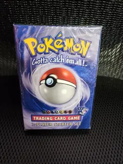 Factory SEALED WOTC Pokemon Base Set 2-Player Starter Set Theme Deck 1999 - Image 1