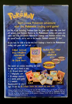1999 Pokemon Base Set 2-Player Starter Set Theme Deck WOTC Machamp SEALED - Image 2